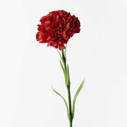 JKF & Co Pty Ltd - Wholesale Artificial flowers - Real Touch Carnation Dark Red1