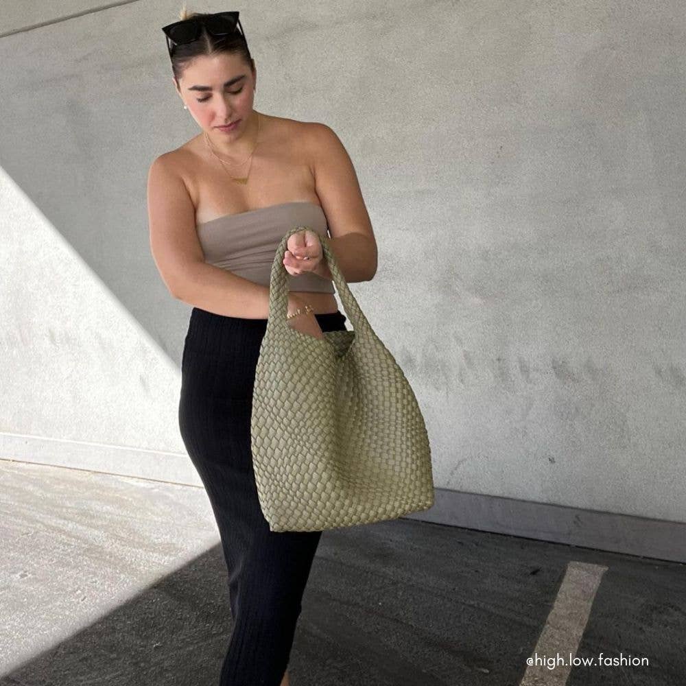 Melie Bianco - Wholesale Shoulder Bag - Women's - Johanna Moss Large Recycled Vegan Shoulder Bag6