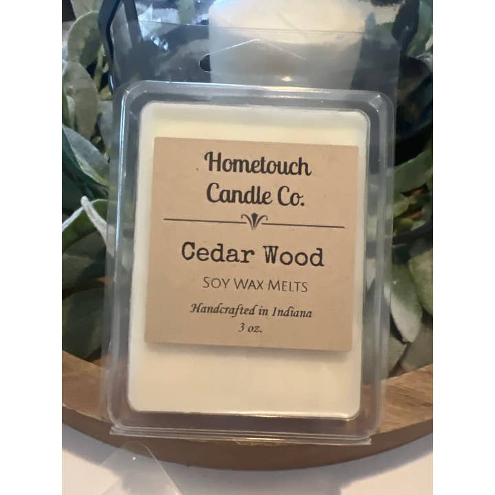 Soy Wax Melts Cedar Wood for wholesale by Hometouch Candle Co.