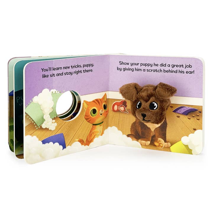 Cottage Door Press - Wholesale Baby & Toddler Book (0-2) - Puppy Love Interactive Finger Puppet Board Book3