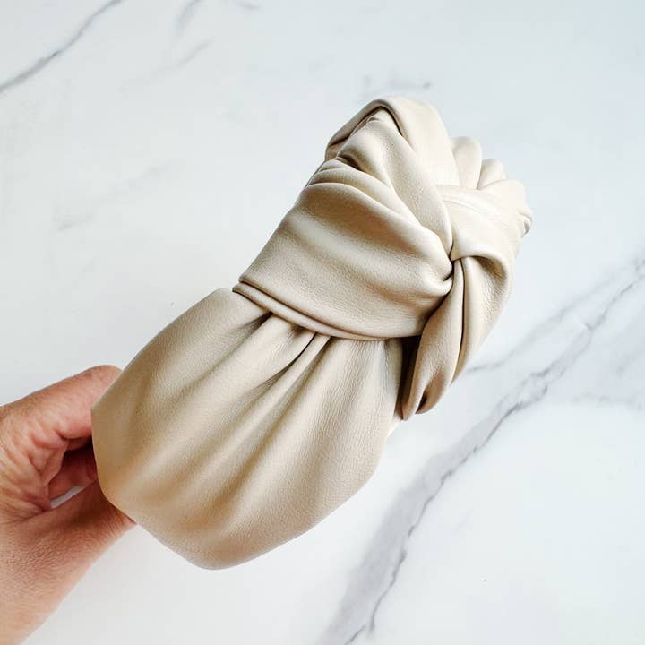 Ellison+Young - Wholesale Fashion Headband - Women's - Leather Better Knotted Headband