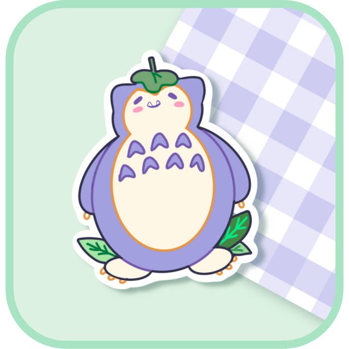 MAGICALKITTEN - Wholesale Sticker - snorlax x totoro sticker