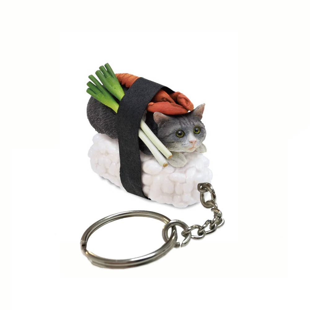 Clever Idiots Inc. - Wholesale Keychain - Unisex - Sushi Cat (Nekozushi) Keyring Blind Box Vol.15