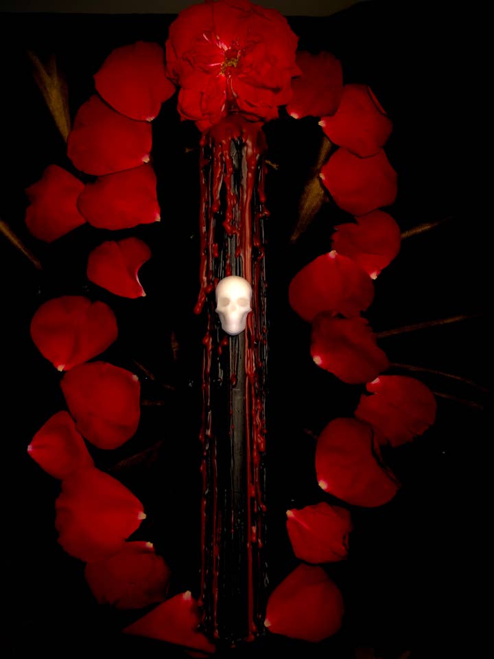 MEMENTO MORI Kathedraal Kaars voor wholesale door BlakByrd Botanika