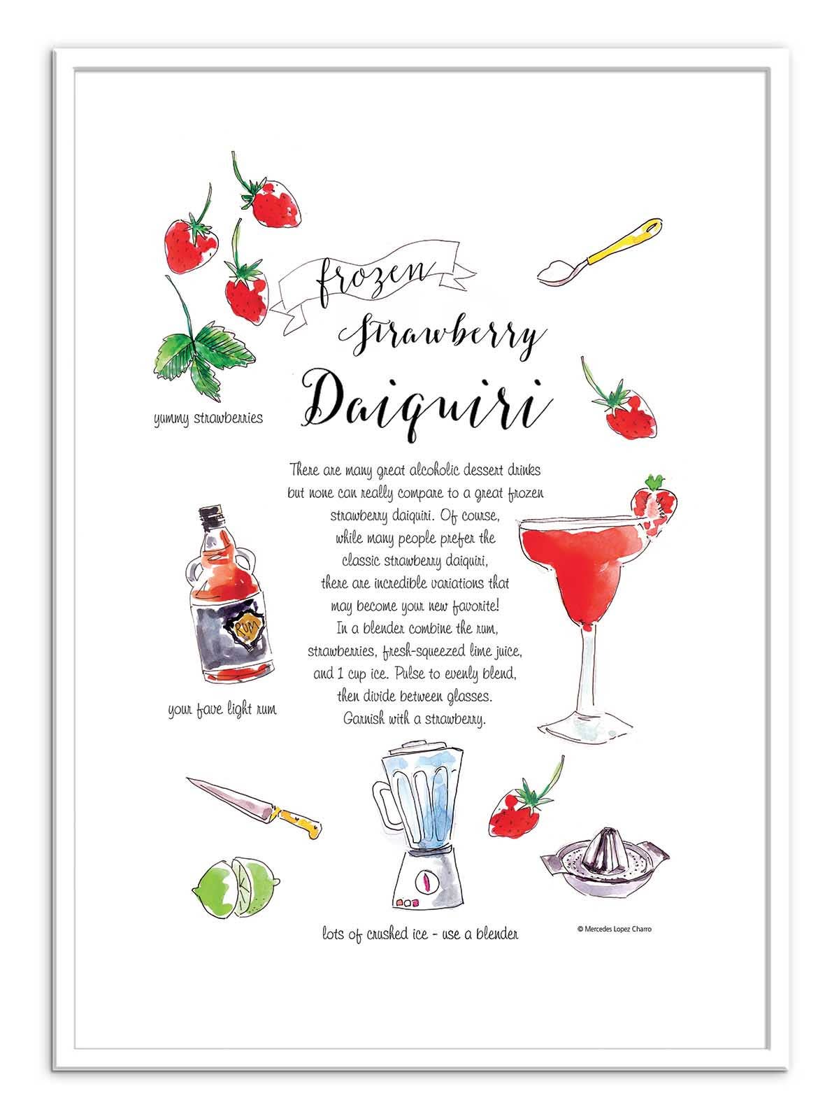 Wall Editions - Wholesale Poster - Art-Poster - Daiquiri - Mercedes Lopez Charro2