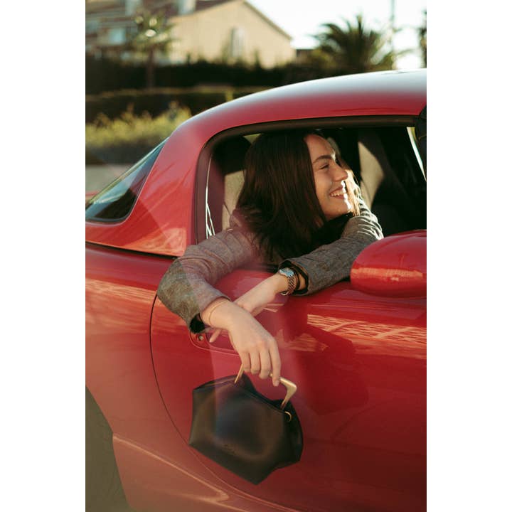 Sook Stainable - Vente Sac à main avec poignée sur le dessus – femme - Sora - Sac à main en cuir véritable métallisé Sac à bandoulière