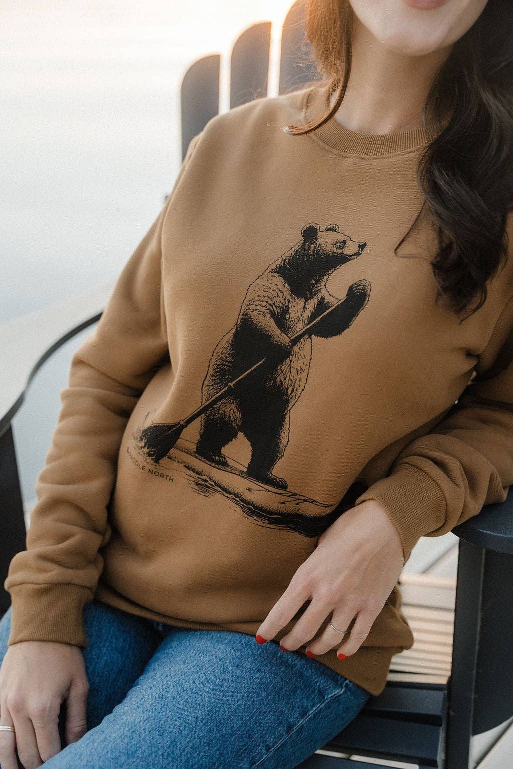 Paddle North - Wholesale Graphic Sweatshirt - Unisex - Paddle Bear Crew7