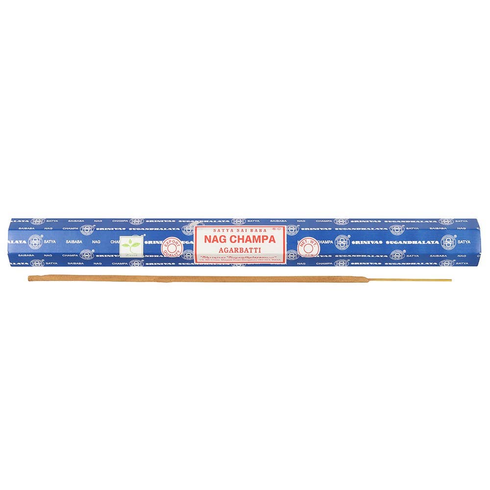 Something Different Wholesale – Engroshandel Røgelse – Sæt med 6 pakker af 50g Sai Baba Nagchampa røgelsespinde1