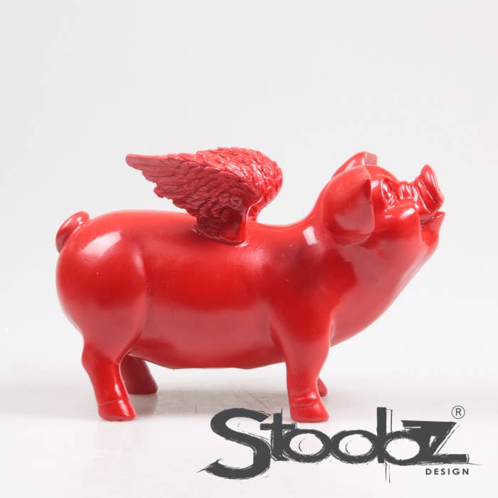 Imhof & Stevens BV – Mealheiro por atacado – Cofrinho STOOBZ com asas 14 x 25 x 15 cm | Cofre17