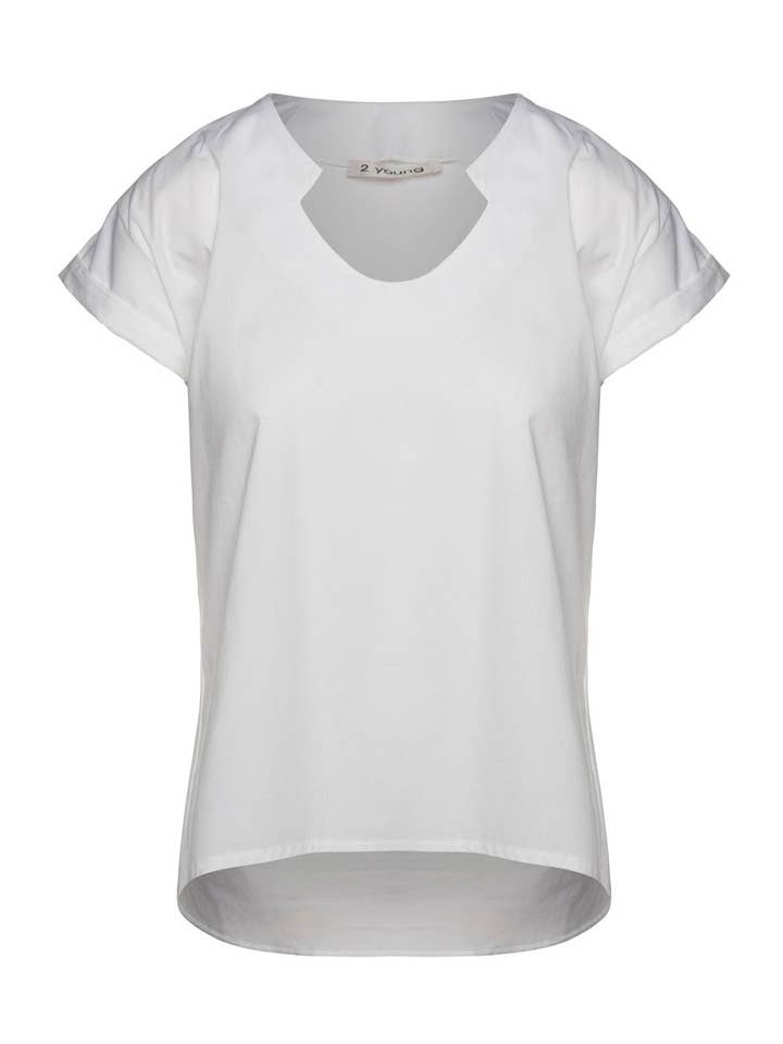 White Cap Sleeve Top for wholesale by conquista