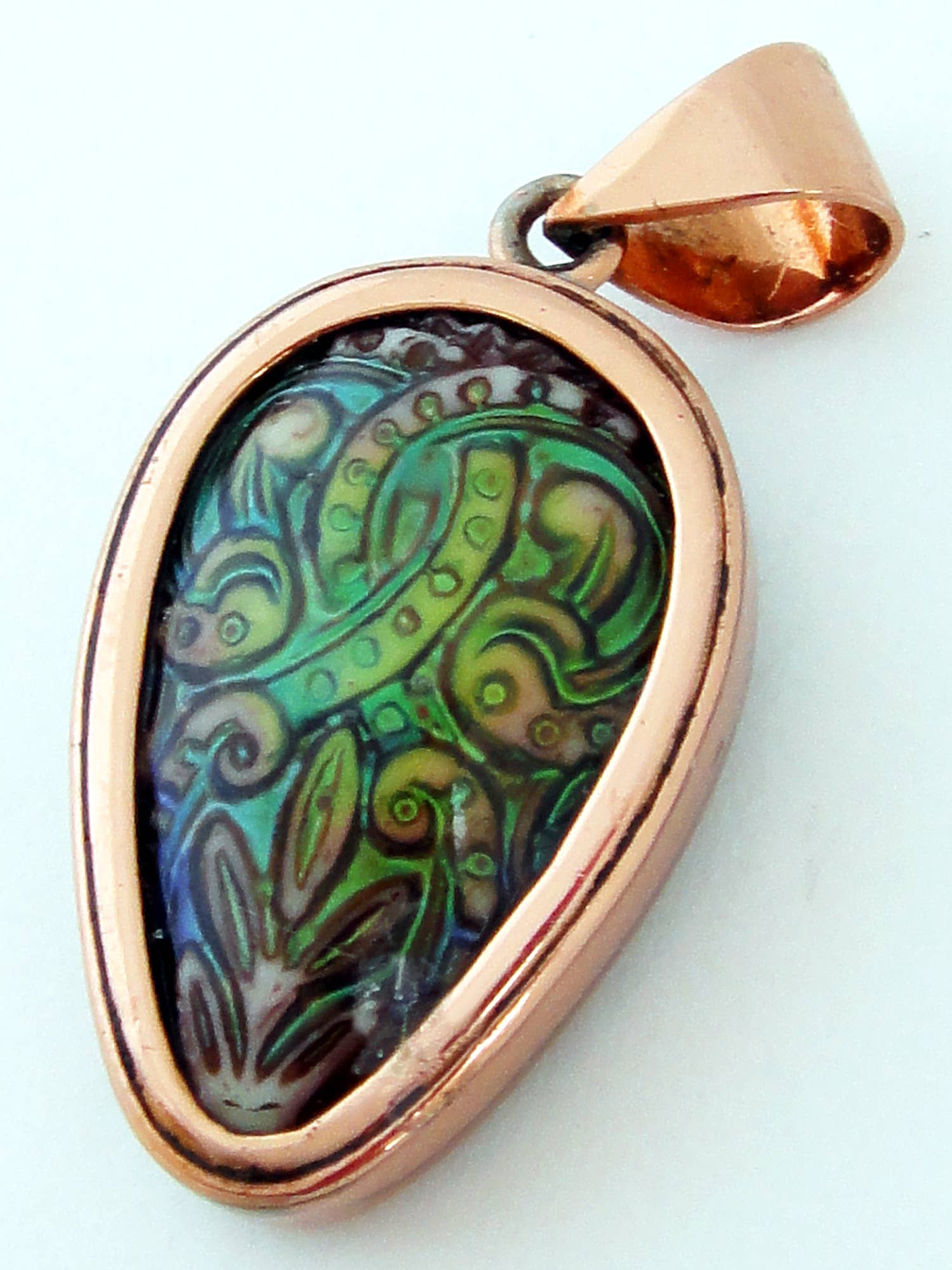 Tika - Wholesale Individual Charm/Pendant - Copper Mirage Bead Pendants6