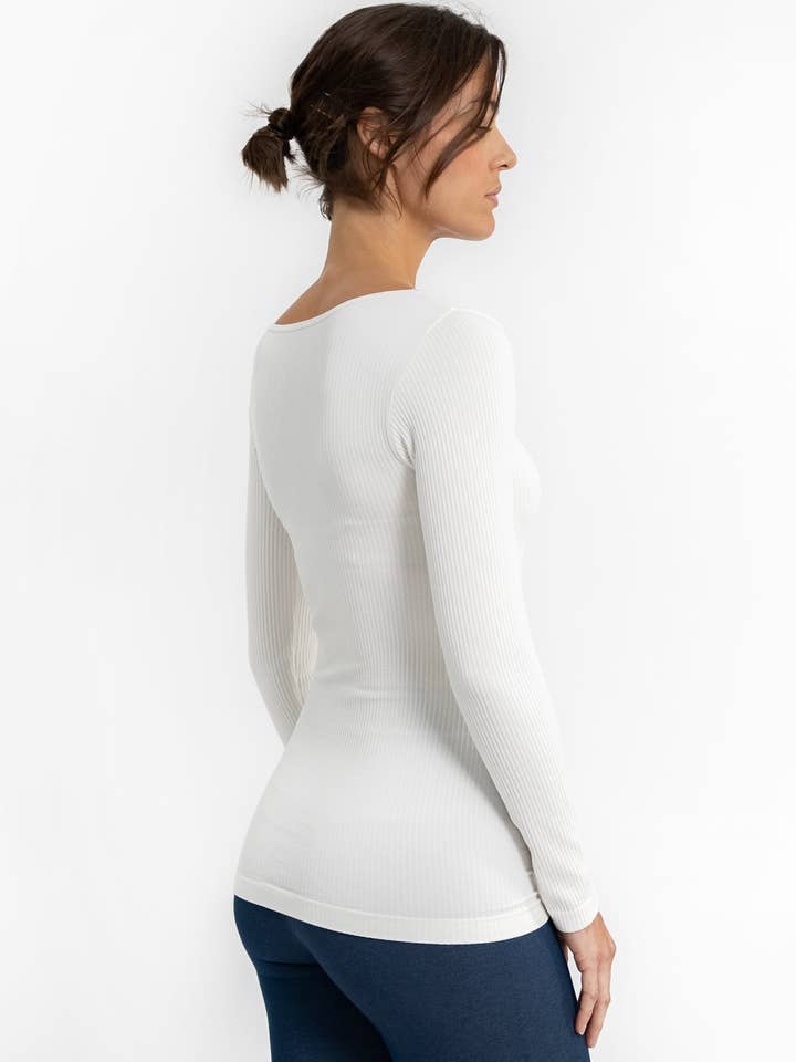 ELIETIAN - Wholesale Knit Top - Women's - Ribbed Reversible Long Sleeve19