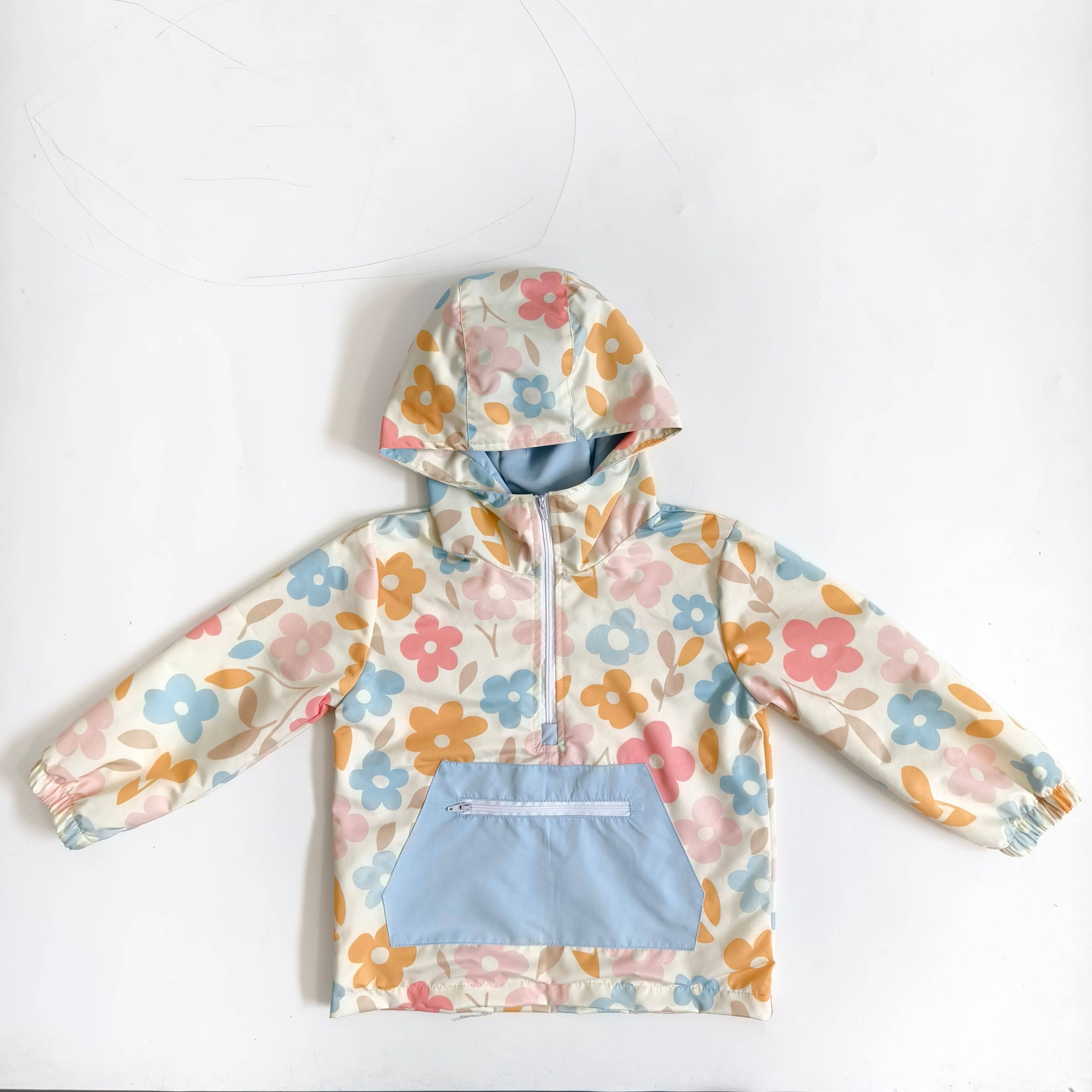Southern Refinery - Wholesale Raincoat - Kids - Floral Rain Jacket / windbreaker / waterproof / girls jacket0