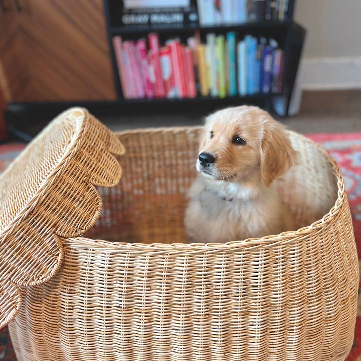 Auden & Avery - Wholesale Basket - Scalloped Rattan Basket - Medium PRE-SALE