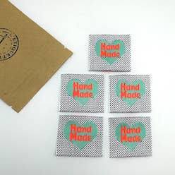 L’Étiquette Home Couture - Wholesale Craft Sewing Kit - Woven Label to Sew: Hand Made - FLUO3