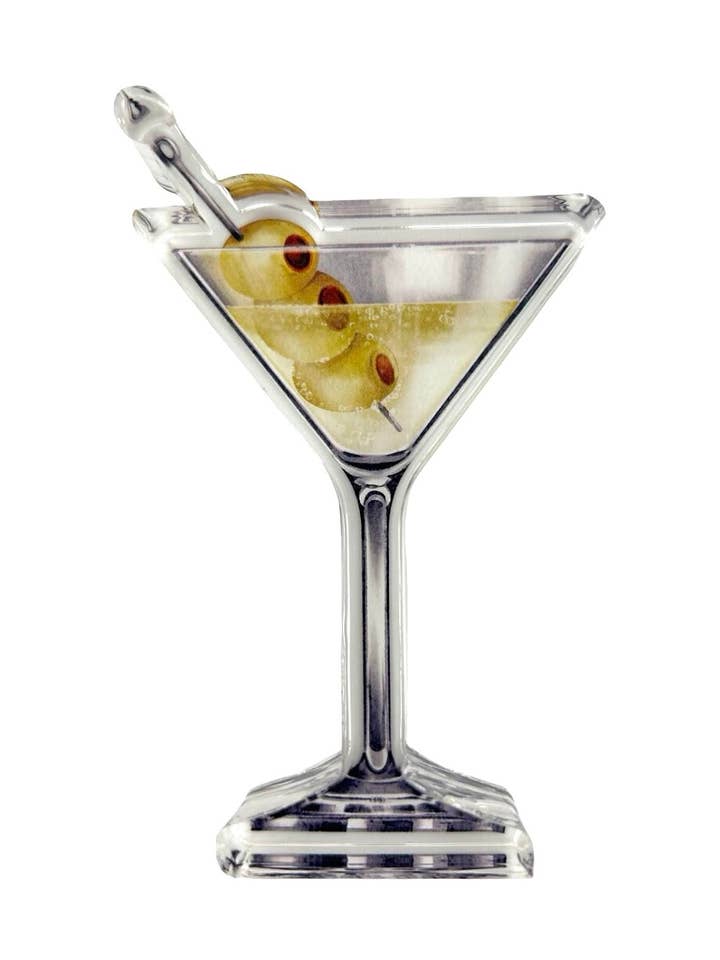 Acrylic Napkin Weight, Martini for wholesale by Maven Home