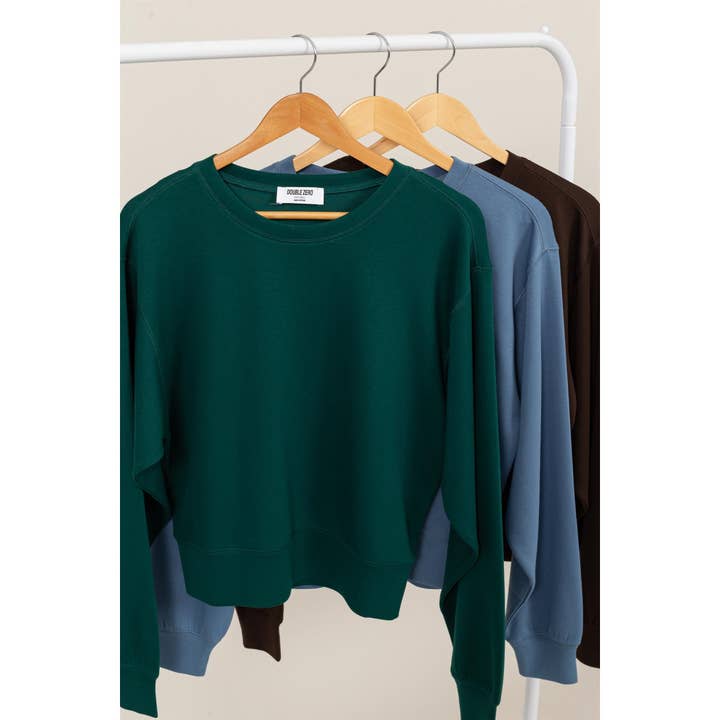 HYFVE - Wholesale Sweatshirt - Women's - DZ24F054-CLASSIC CREW NECK SWEATSHIRT