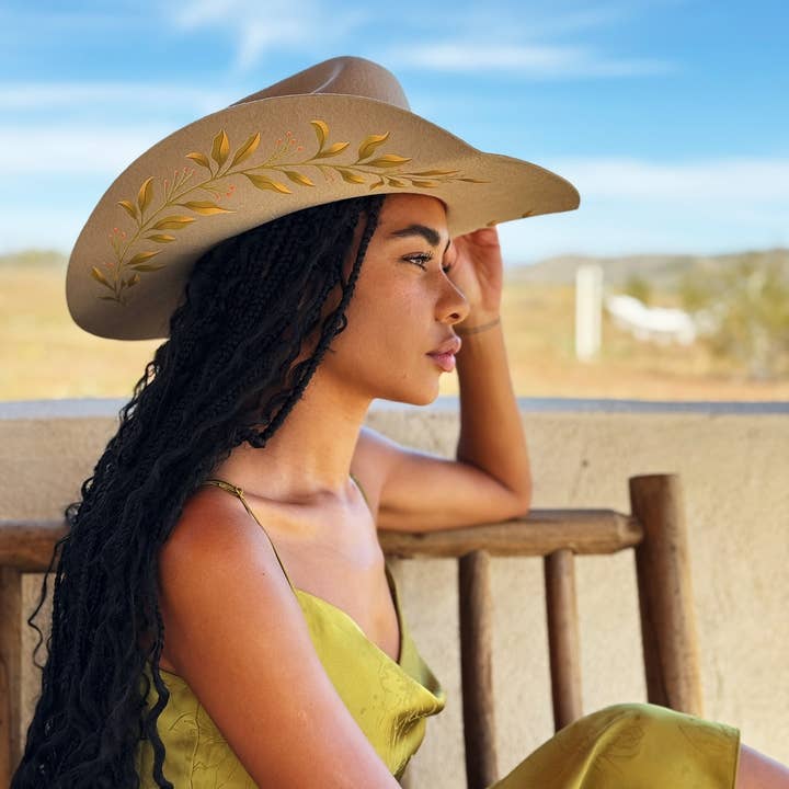 Wild as Heck - Wholesale Cowboy Hat - Women's - The Western Kingsley (cattleman, western, wool)