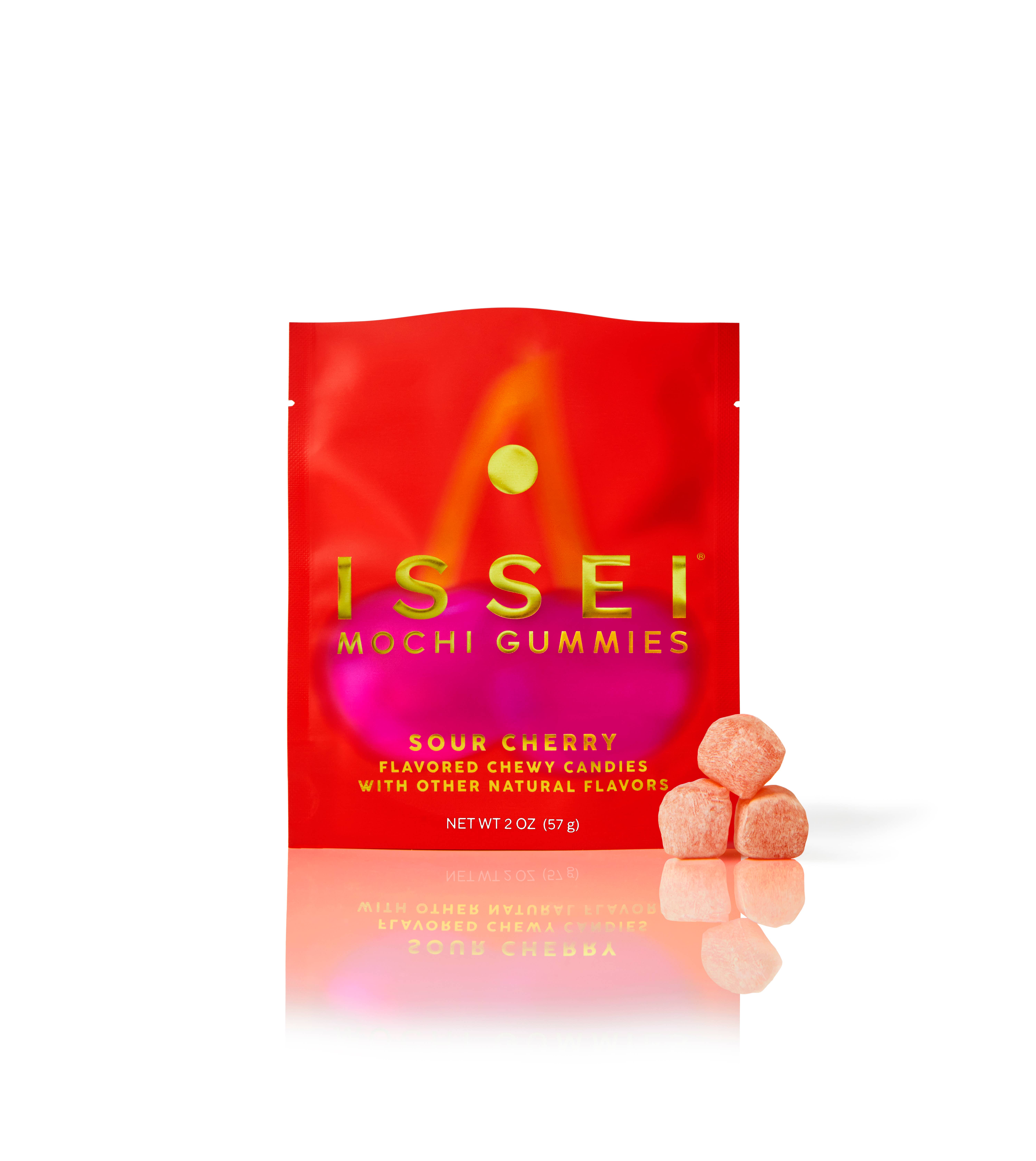 Issei Mochi Gummies - Wholesale Gummy - Sour Cherry SMALL (2oz)