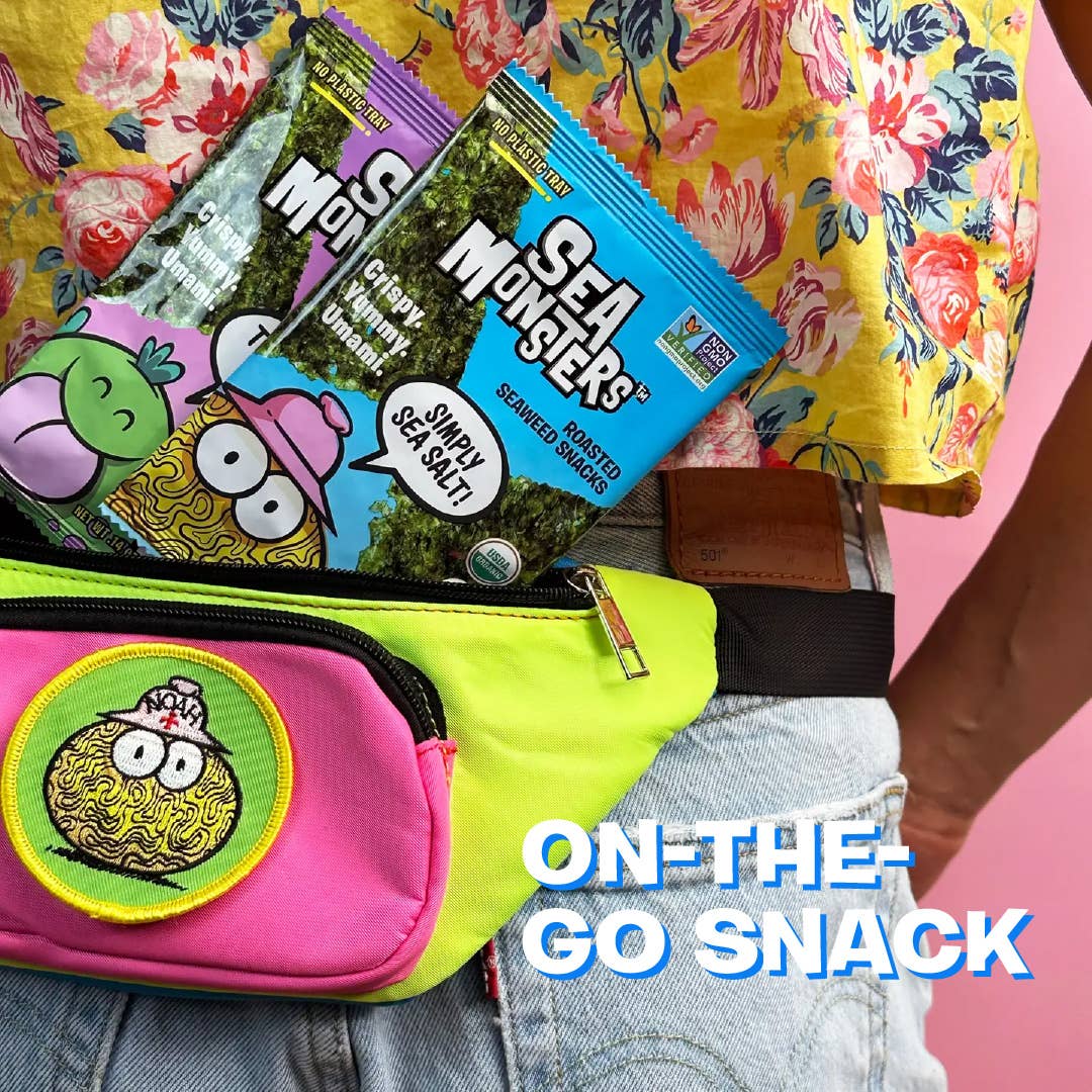 Sea Monsters - Wholesale Chips - Trayless Seaweed Snacks, VRTY .14oz, 20-pack case4