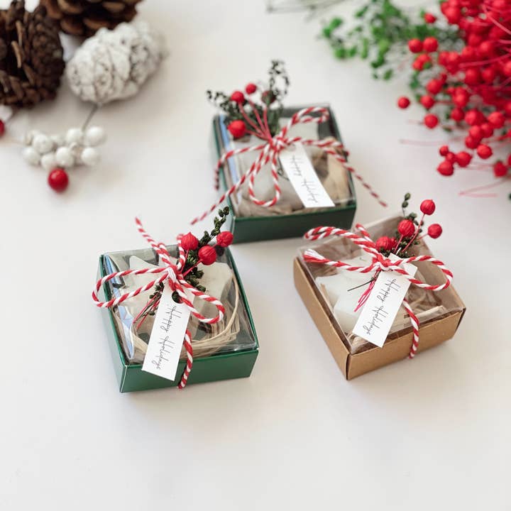 Uniq Favors - Wholesale Christmas decoration - Christmas Scent Soap Favors, Personalized Holiday Gifts2