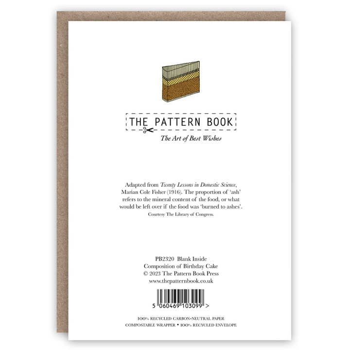 The Pattern Book - Vente Cartes d'anniversaire - Composition du gâteau d'anniversaire1