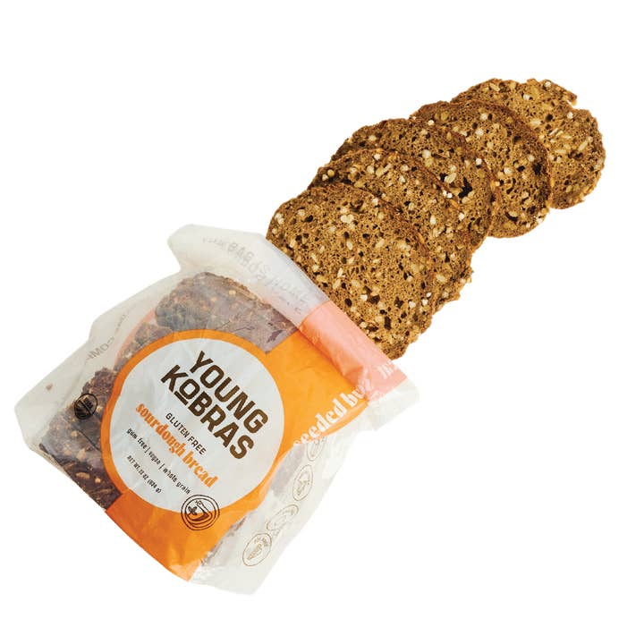 Young Kobras - Wholesale Bread/Tortilla - 4 Gluten-Free Sourdough Loaves (sliced)7