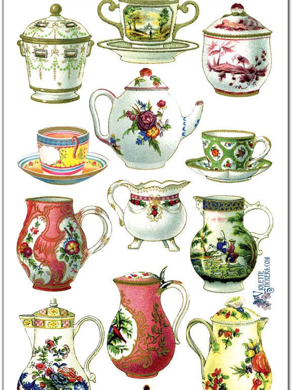 Autocolantes P55 French China por atacado de Violette Stickers