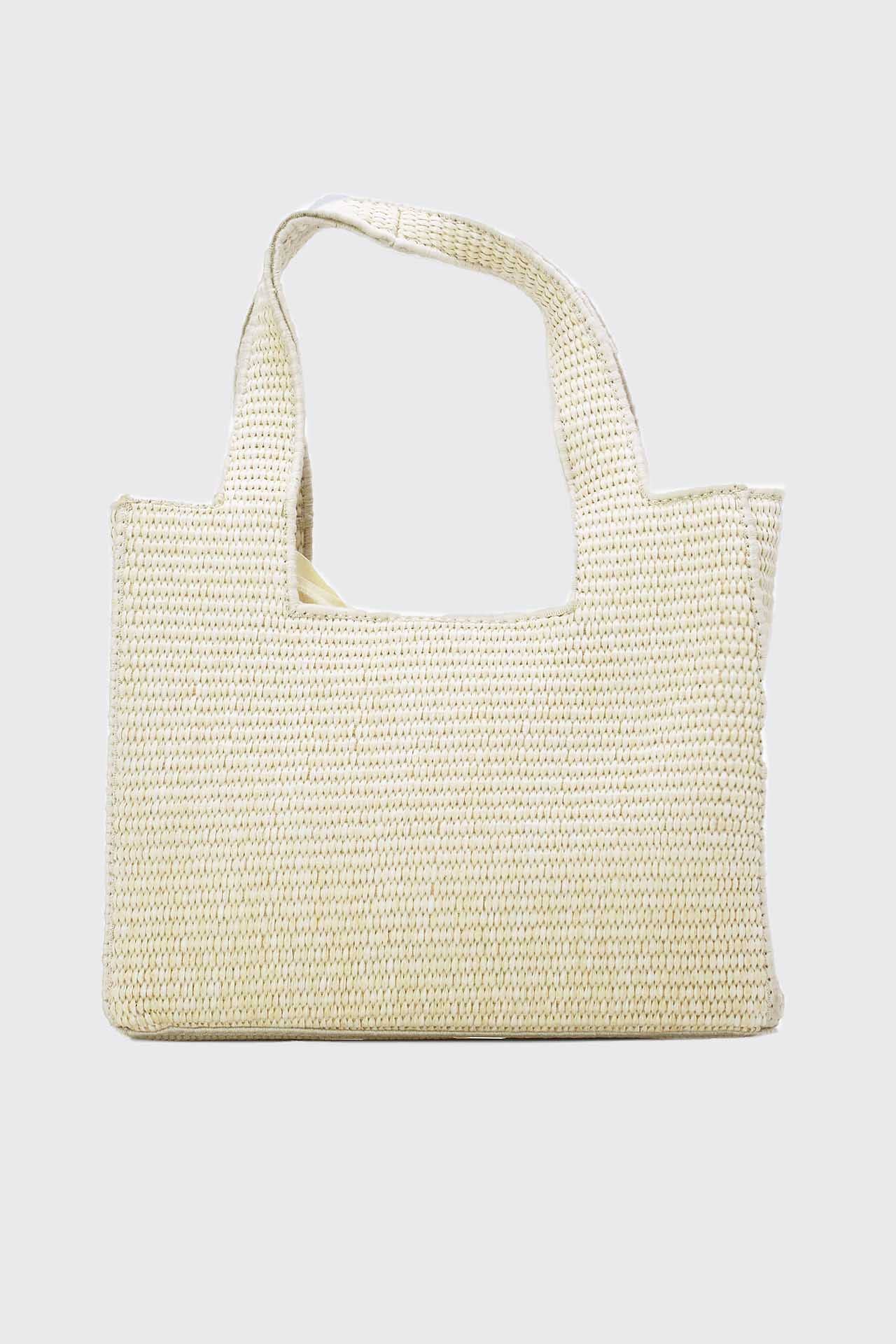 Tom&Eva (F.D.M diffusion) - Wholesale Top Handle Bag - Women's - Minimalist Straw Handbag 24P-608211