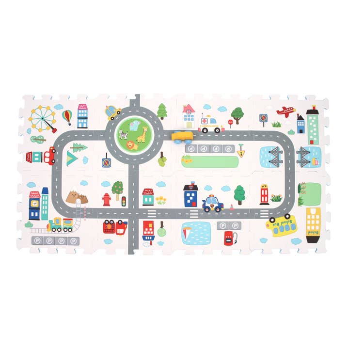 Sunta Around the Town Play Mat with DIY Car for wholesale by TRI-ACTION TOYS