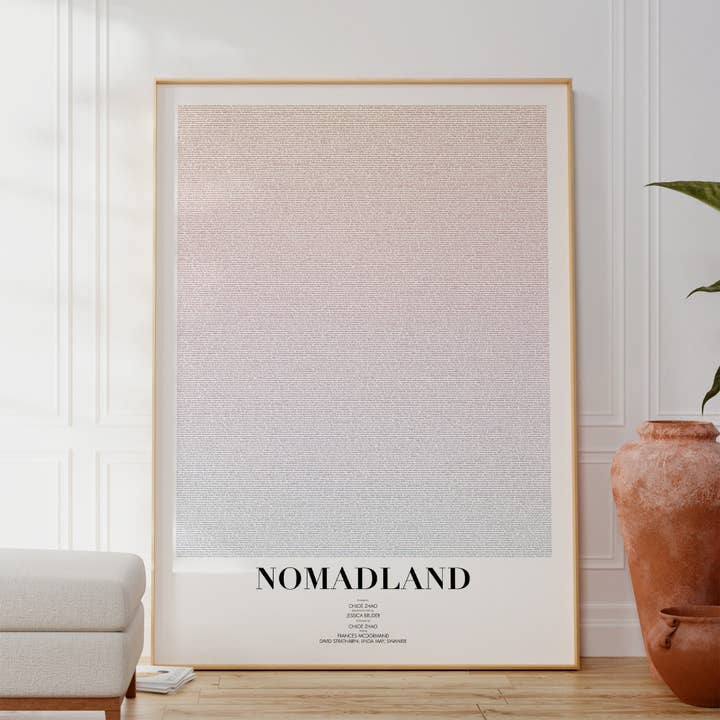 Filmposter van Nomadland Screenplay voor wholesale door Fade Out Prints
