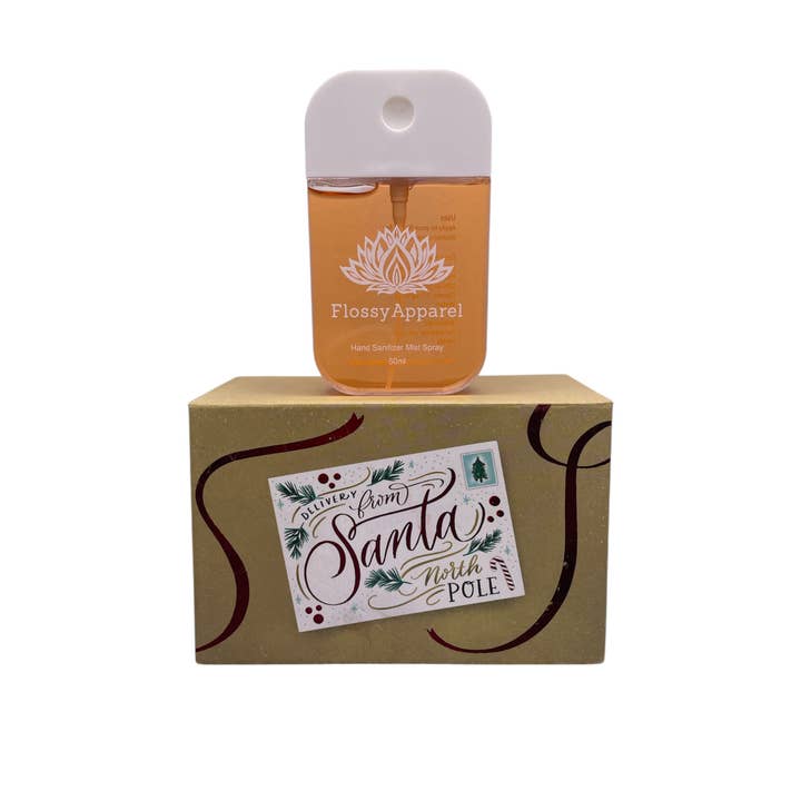 Flossy Apparel - Wholesale Hand Sanitizer - Merry And Bright Refillable Hand Sanitizer Mist SprayÂ