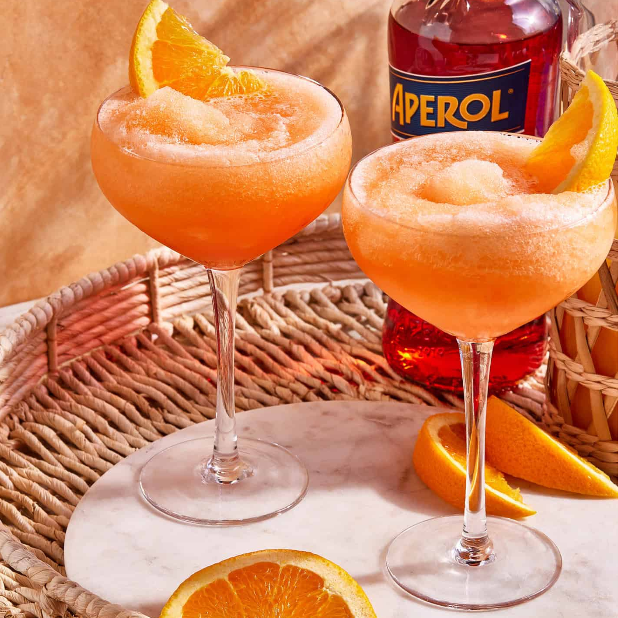 Noble Mick's - Craft Beverage Company - Wholesale Cocktail Mix/Syrup - Aperol Spritz Frozen Cocktail1