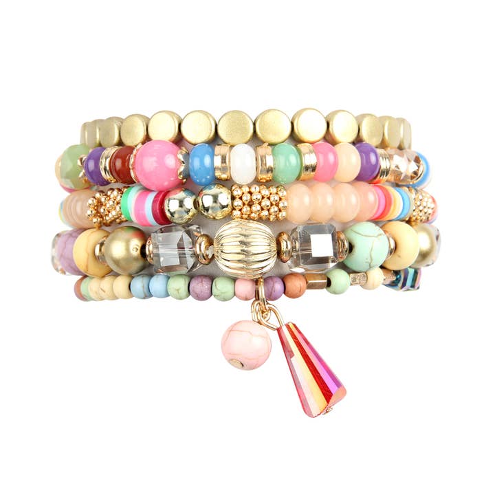 MYS Wholesale Inc - Wholesale Jewelry Set - Multibeads Stretch Bracelet21