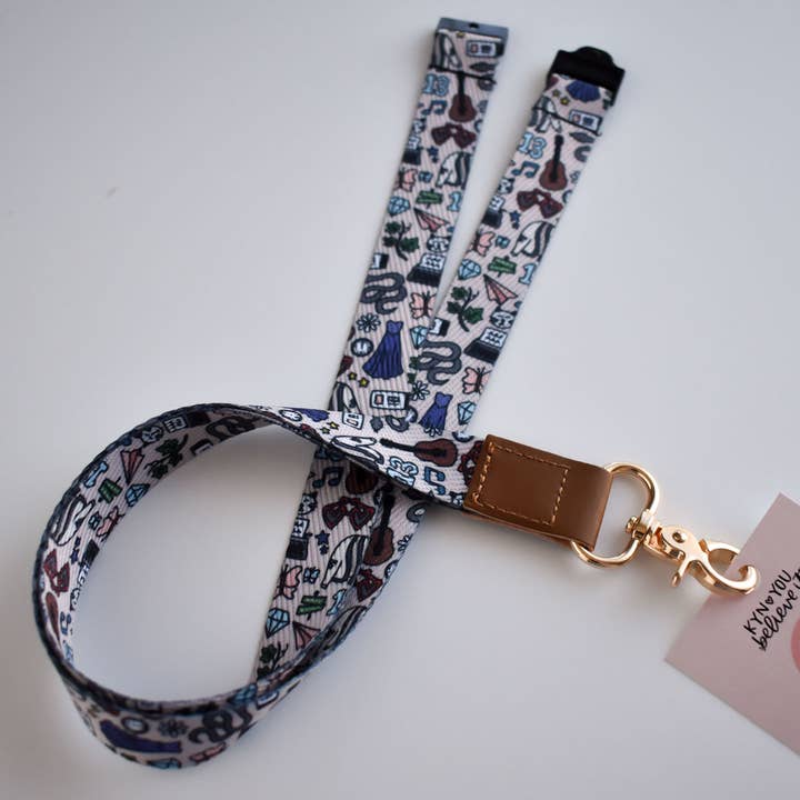 Eras Pattern Lanyard for wholesale by Kyn You Believe It