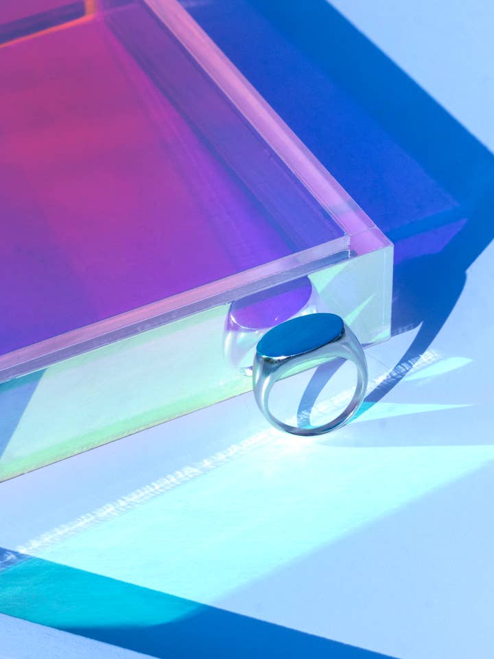 Anel de sinete largo por atacado de MOMO metals