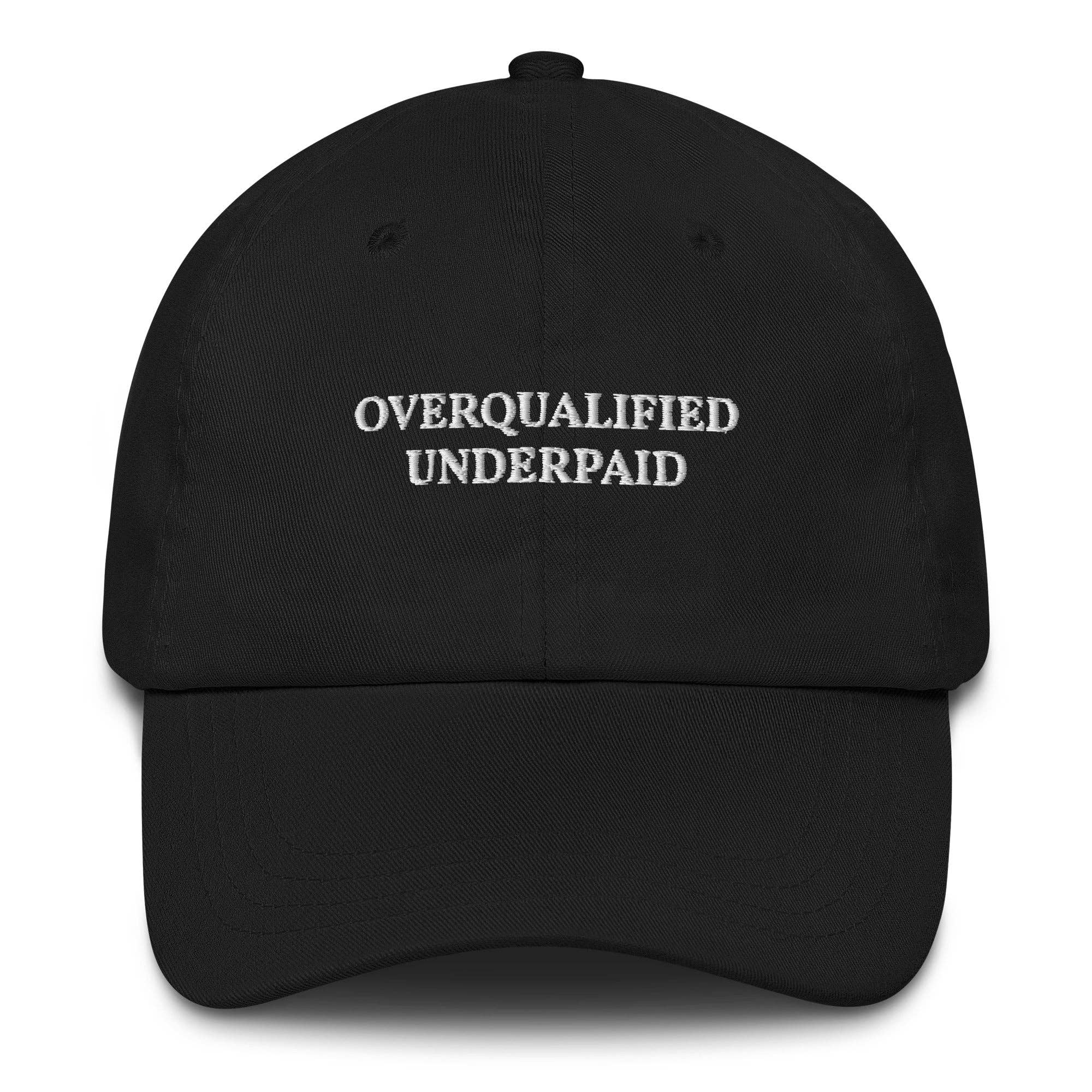 The Refined Spirit - Wholesale Baseball Cap - Unisex - Overqualified Underpaid - Cap0