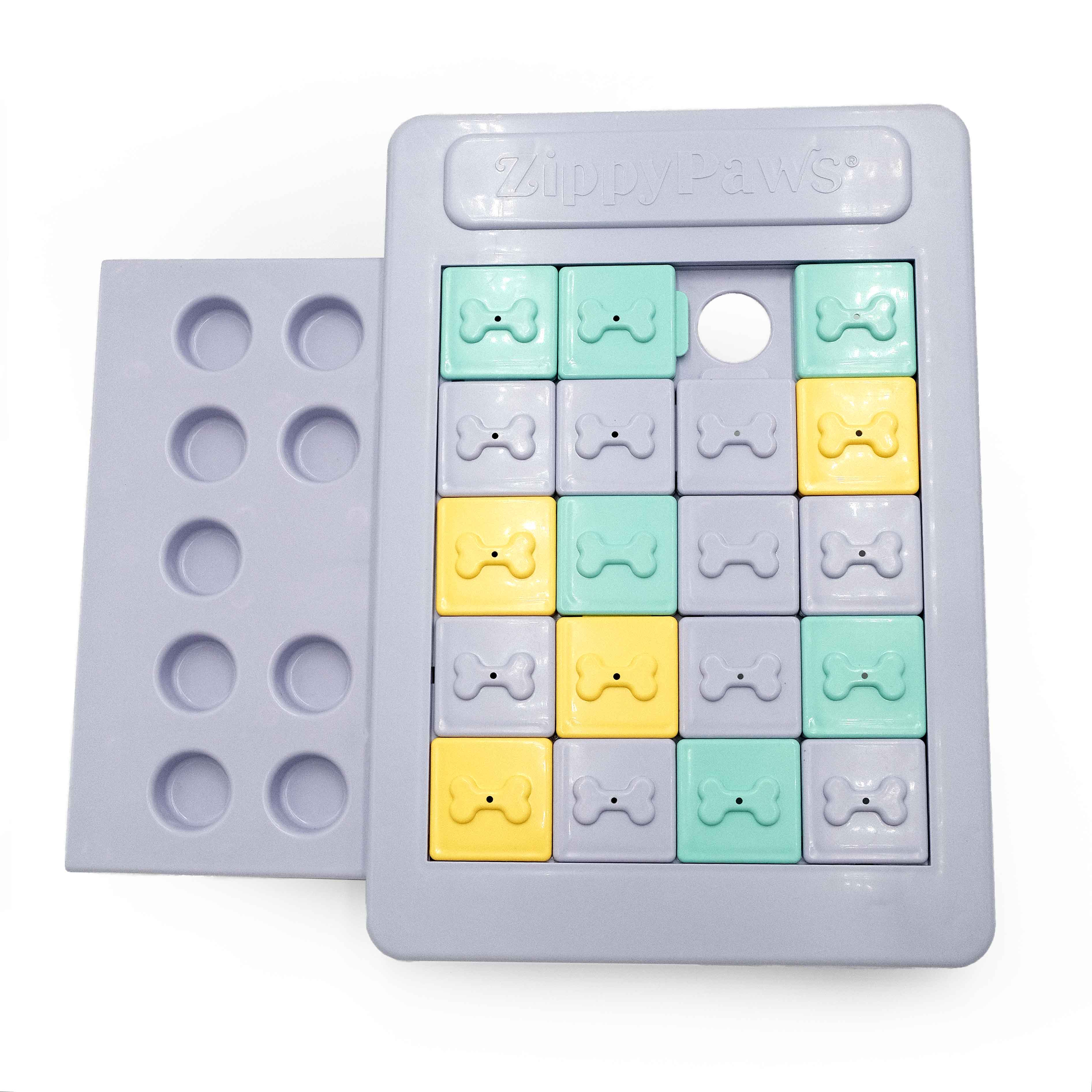 ZippyPaws - Wholesale Pet Toy - Dog - SmartyPaws Puzzler - Panel Sliders - Interactive Dog Toy1