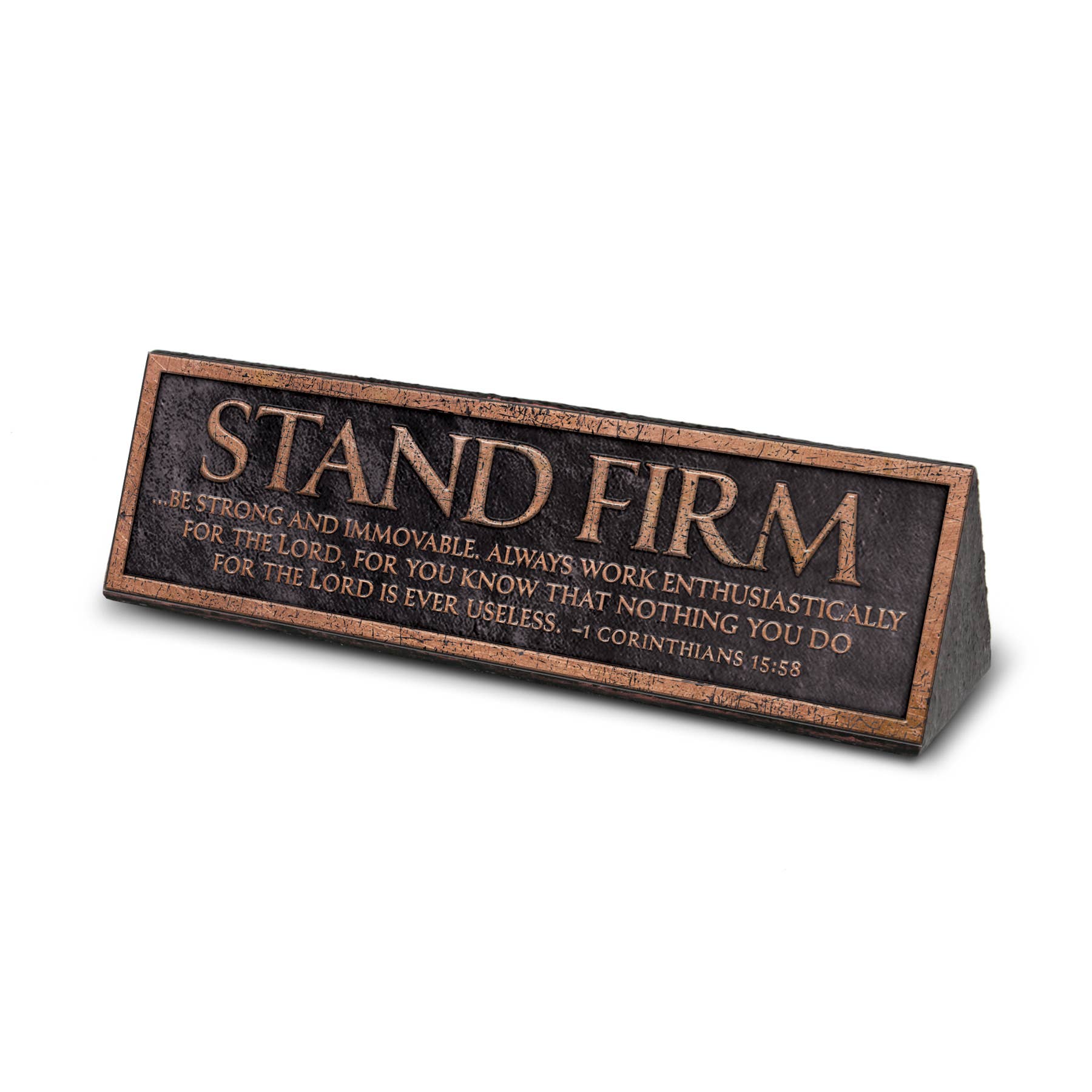 Dicksons - Wholesale Decorative Tabletop Object - LCP Stand Firm Desktop Plaque0