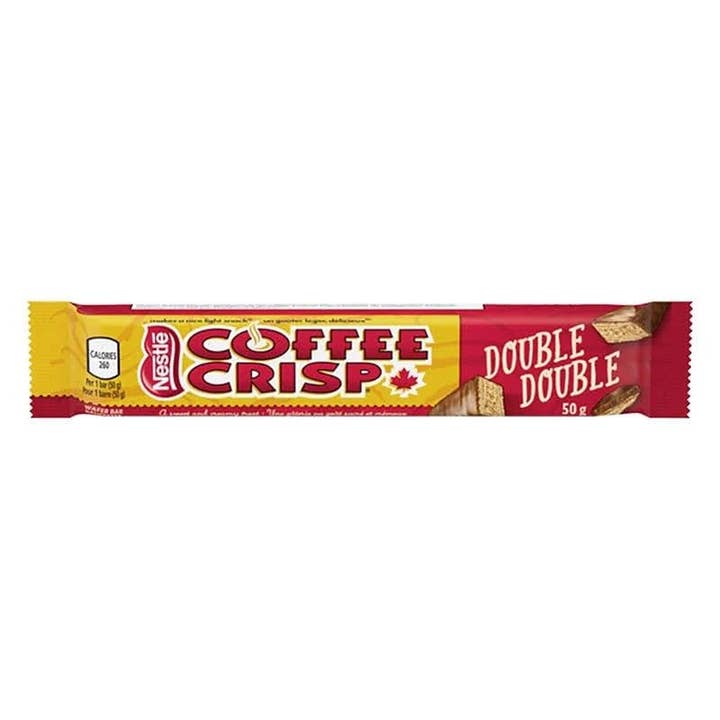 Echo Sales America - Wholesale Chocolate Bar - Nestle Coffee Crisp Double Double Chocolate Bars, 50g/1.8 oz., Case 24ct