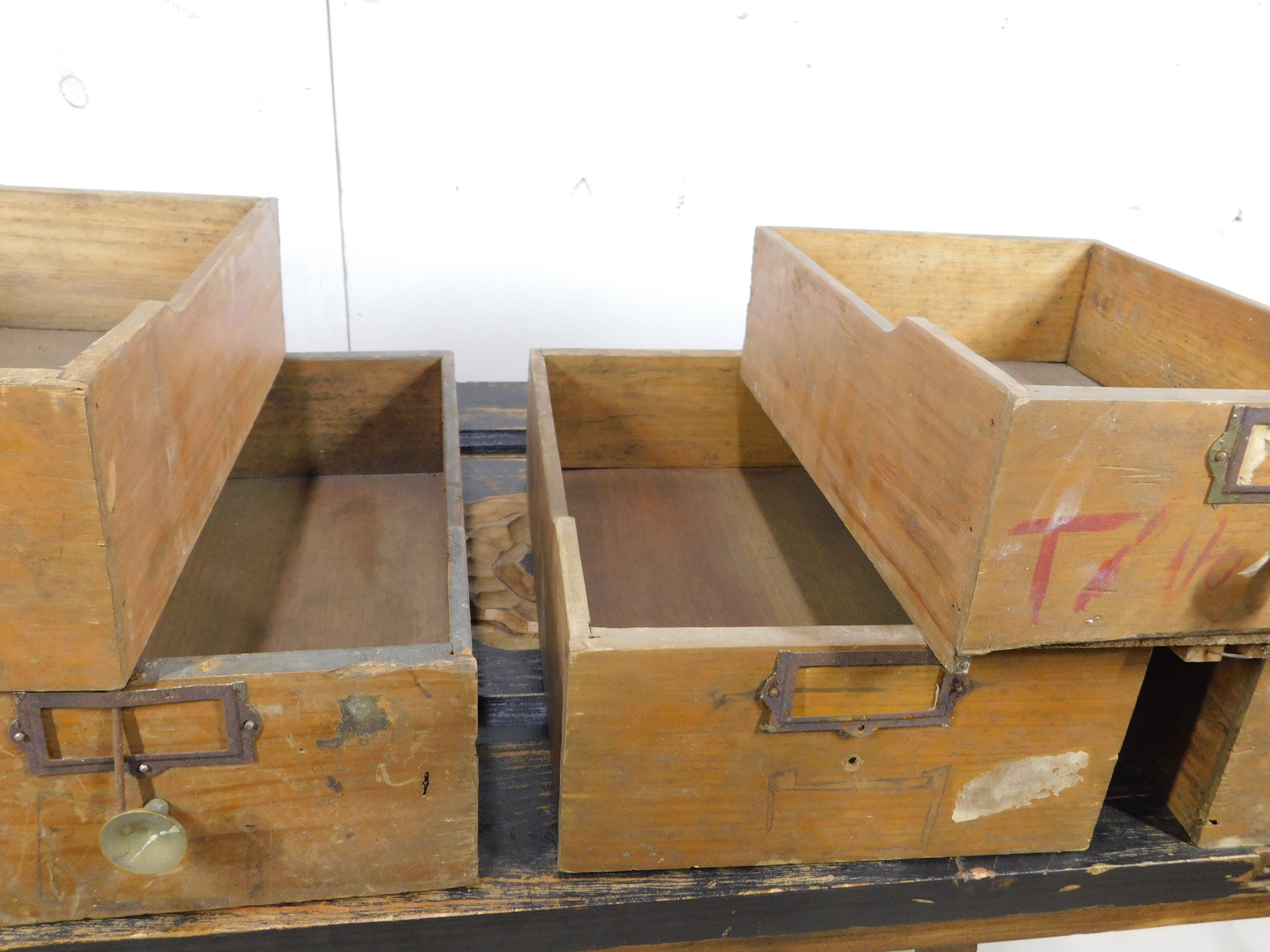 My Amigos Imports - Wholesale Cabinet - CLEARANCE-Antique Wooden Cabinet Drawers-10x16Dx5H-$144