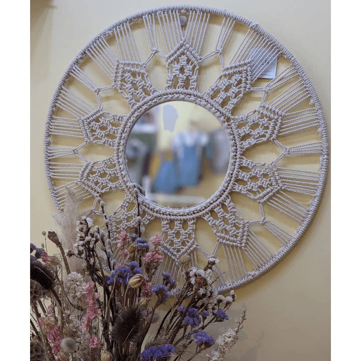 Macrame Mirror for wholesale by Tilian Kids