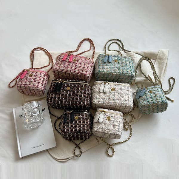 UZ Wholesale Store - Wholesale Crossbody Bag - Women's - Chains Geometric Zipper Crossbody Bags Bags Accessories Bags10