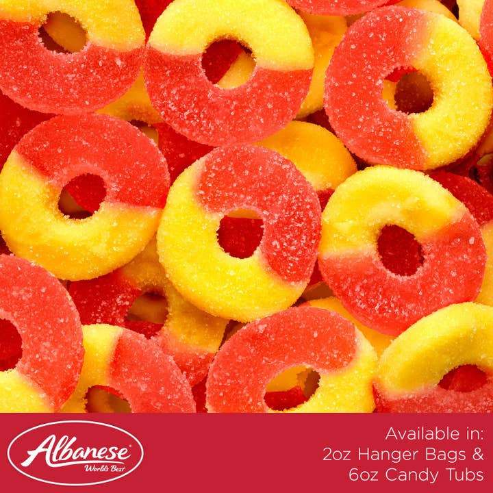 Candy Supply Co - Wholesale Gummy - Strawberry Banana Rings By Albanese1