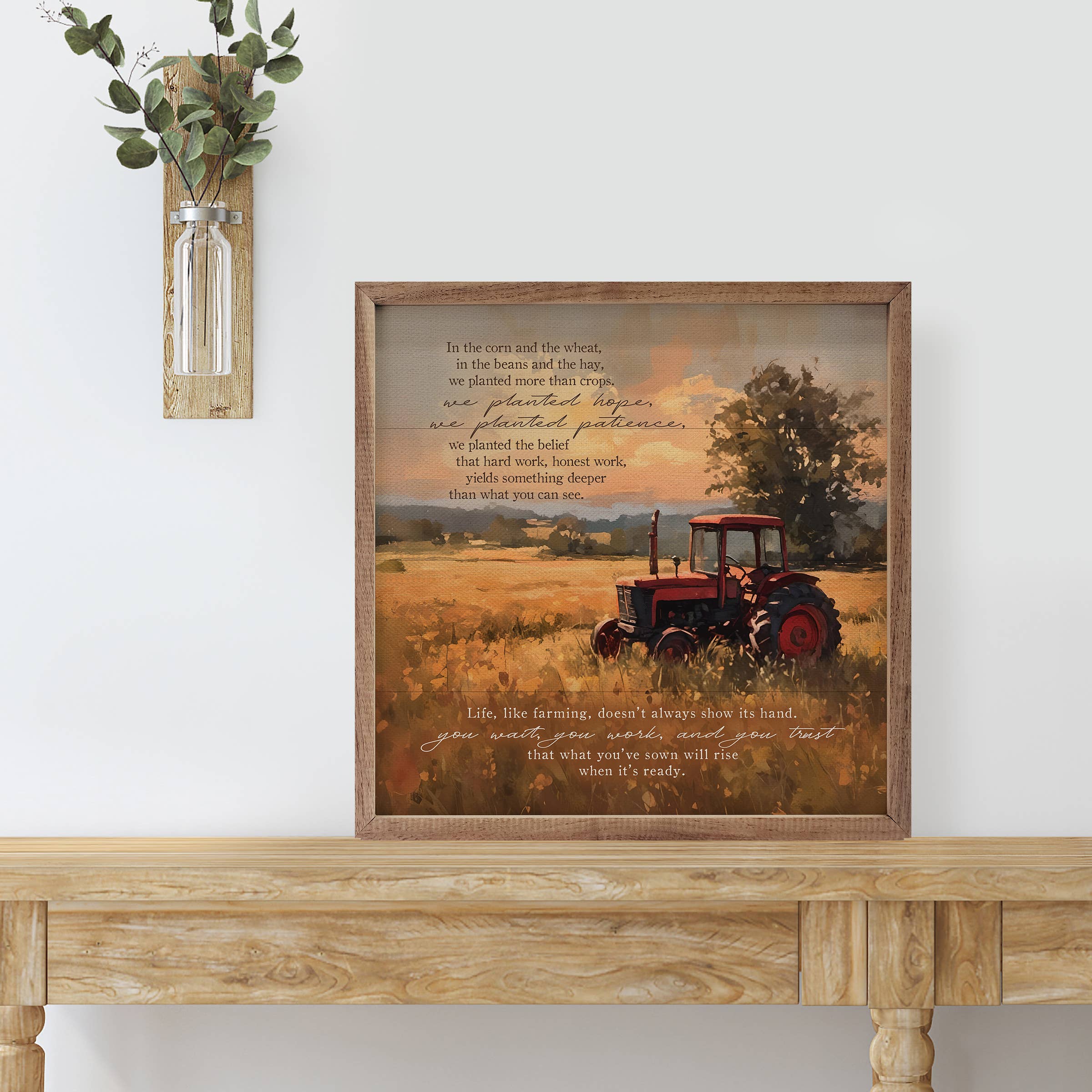 Kendrick Home - Wholesale Wood Wall Art - We Planted Hope1