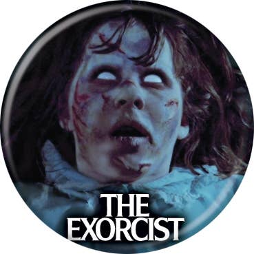 Ata-Boy - Wholesale Lapel Pin/Button - The Exorcist Regan White Eyes Buttons 1.25" Round0
