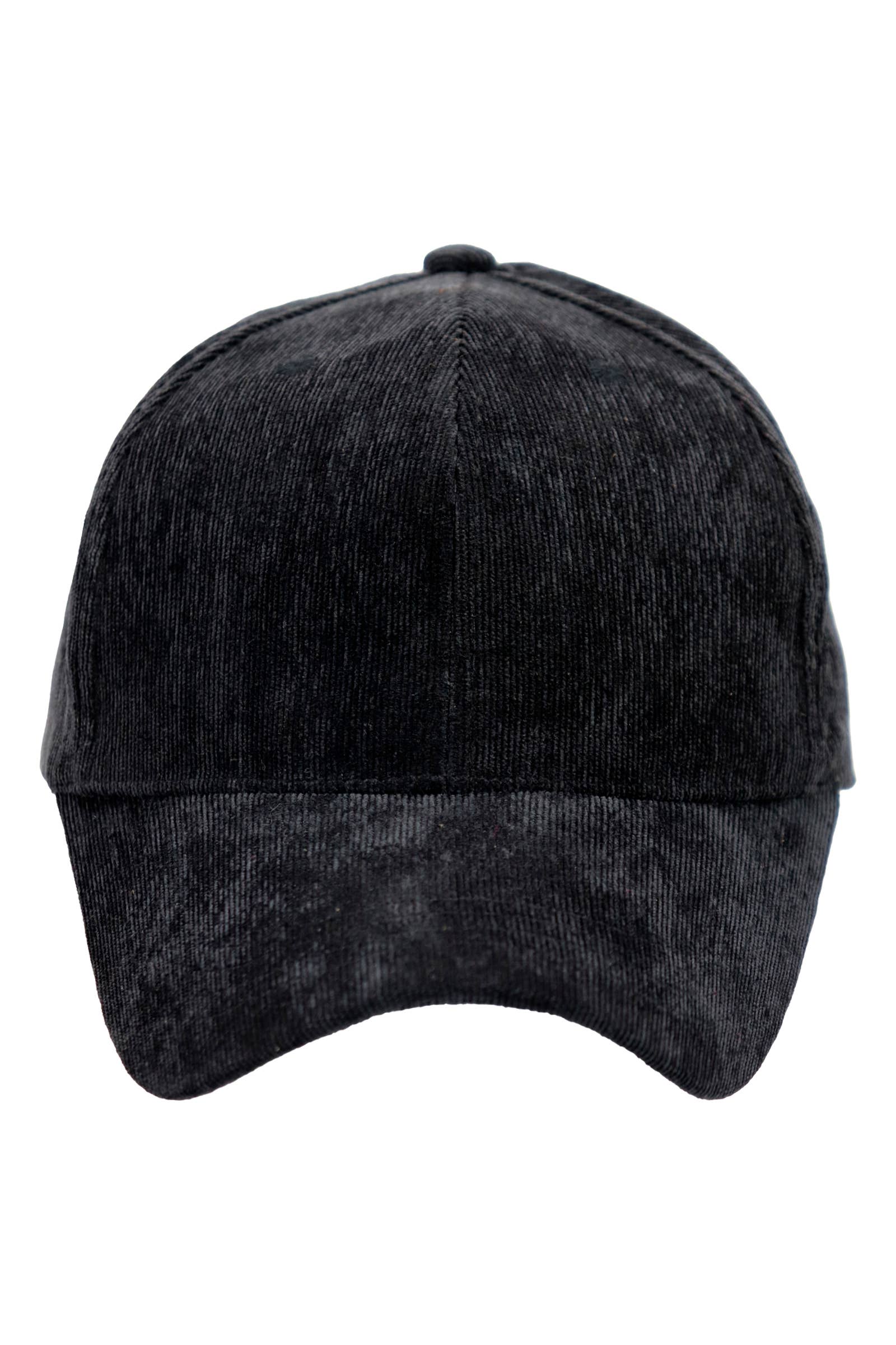 Cap Zone – Großhandel Basecap – Damen – Baseballkappe aus Cord-Baumwolle mit Klettverschluss hinten1