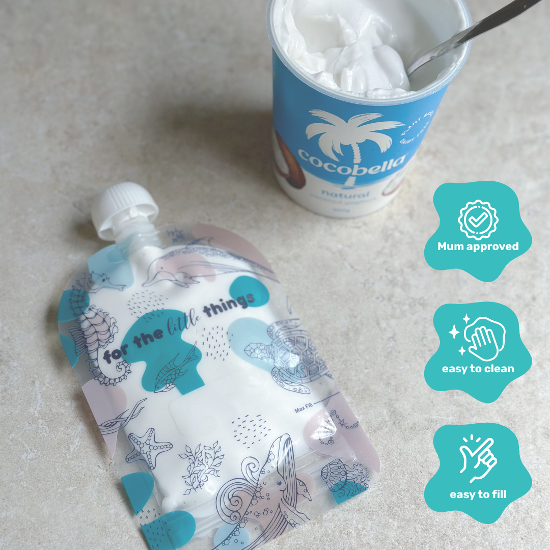 Sinchies - Wholesale Food storage wrap/bag - Sinchies 150ml Reusable Food Pouches - Under the Sea8