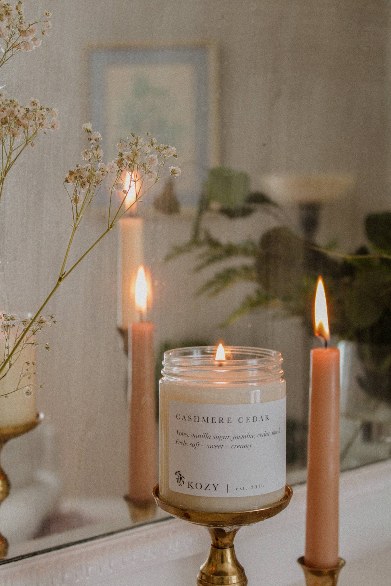 Kozy Kandles – Engroshandel Glaslys – Cashmere Cedar2