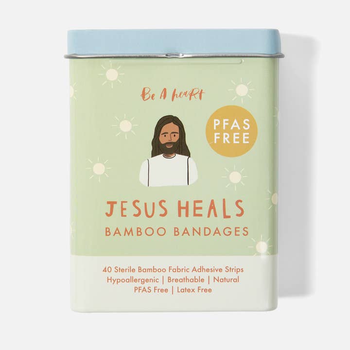 Be A Heart - Wholesale Bandaids/Bandages - Jesus Heals Bandages® – Bamboo & PFAS Free